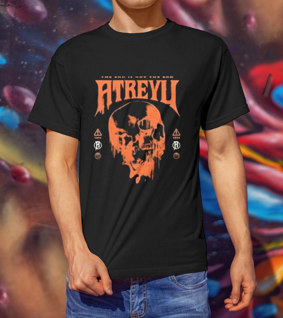 Atreyu Melting Skull The End Is Not The End T-Shirt