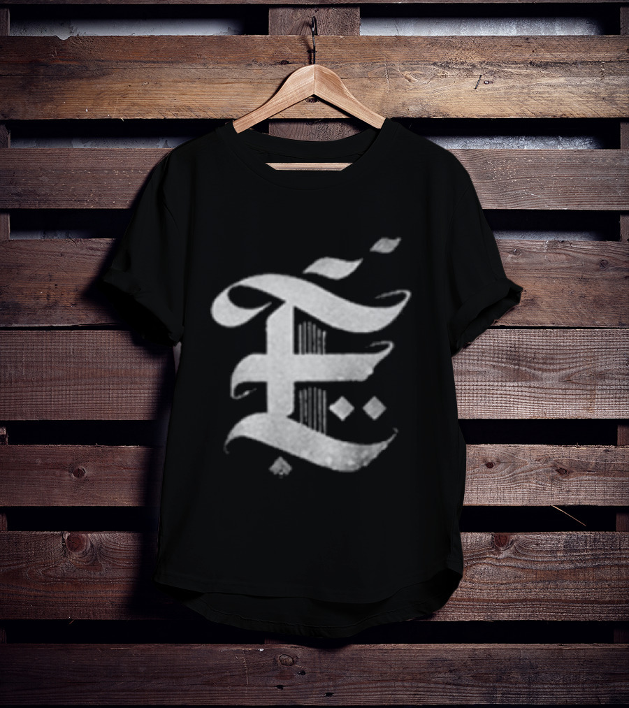 Benchmark Everlast Embers To Ashes Album Typography Silver Lettering T-Shirt