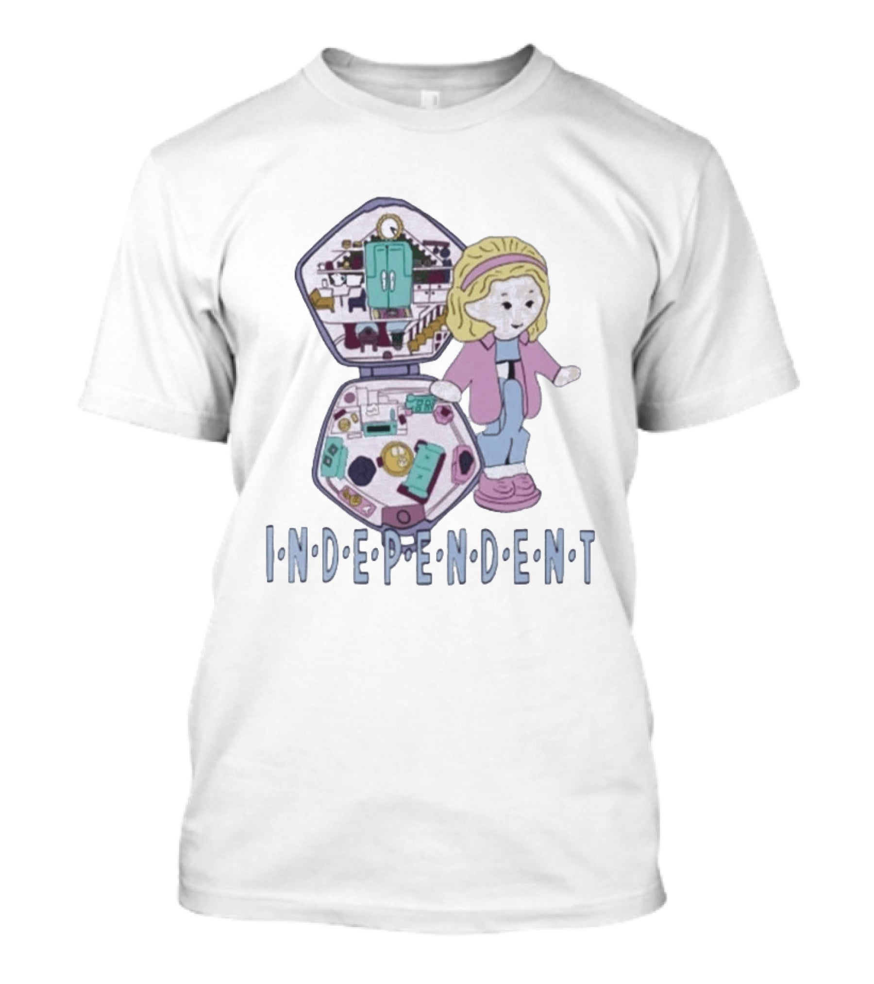 Independent Polly Pocket Retro Toy Character Nostalgia T-Shirt