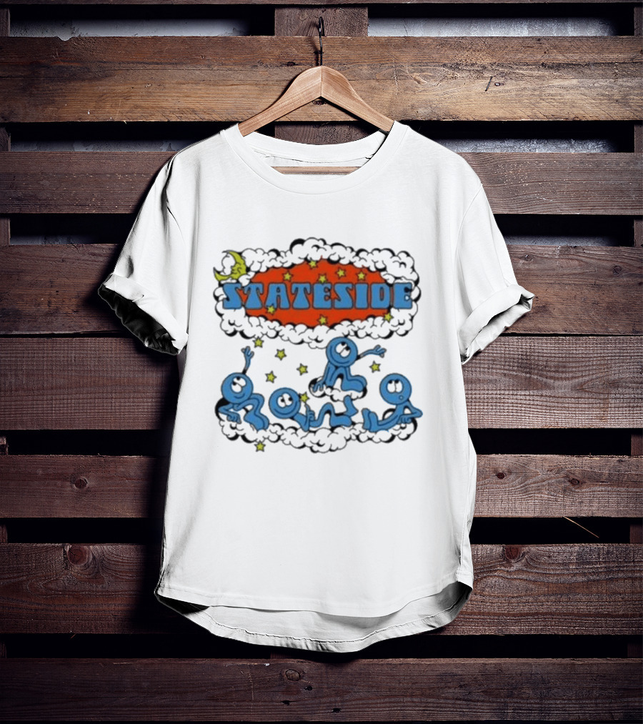 Stateside Moon Stars And Clouds Playful Figures T-Shirt