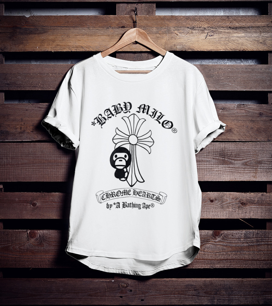 BABY MILO Chrome Hearts By A Bathing Ape BAPE T-Shirt