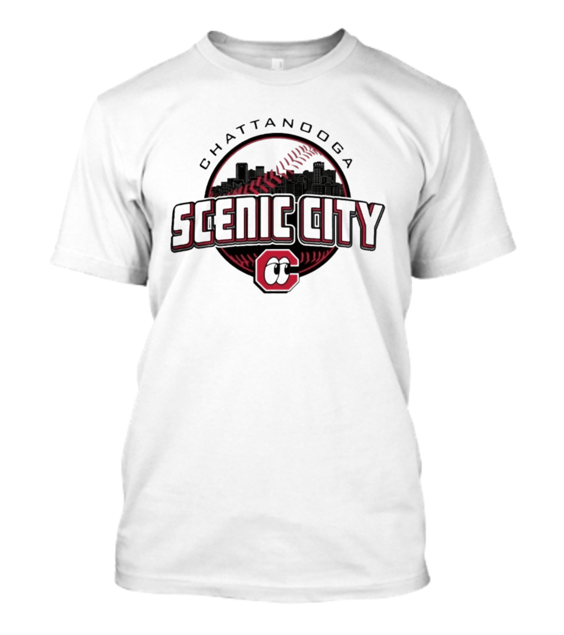 Chattanooga Scenic City Baseball CC Skyline T-Shirt