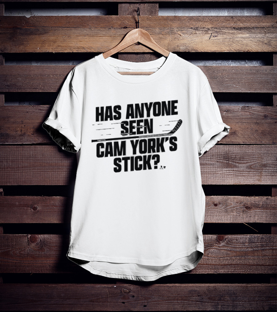 Has Anyone Seen Cam York's Stick Fun Hockey Question T-Shirt