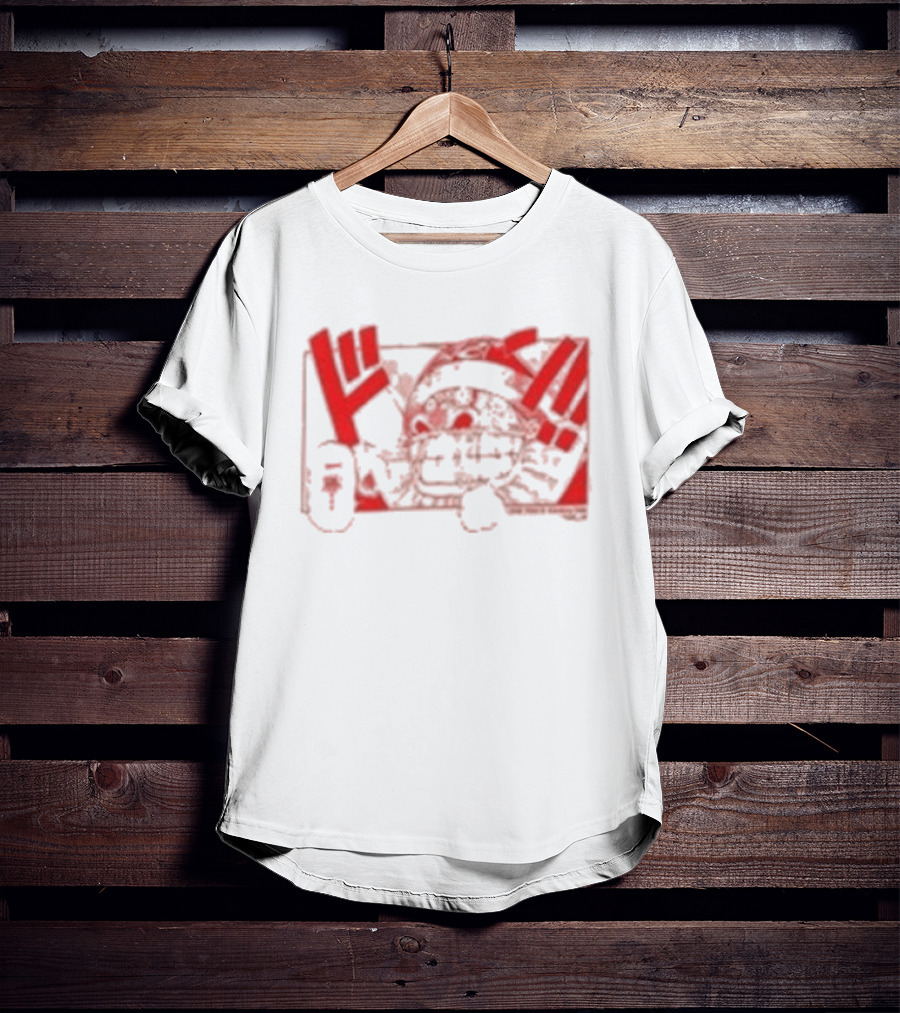 Shonen Jump One Piece Giants Story Luffy Iwara Kaizoku Anime Manga T-Shirt