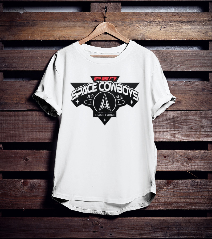 Tim McGraw Air Force Falcons PBR 2026 Space Cowboys T-Shirt