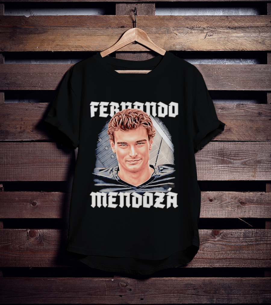 Fernando Mendoza Las Vegas Raiders Raider Nation Quarterback T-Shirt