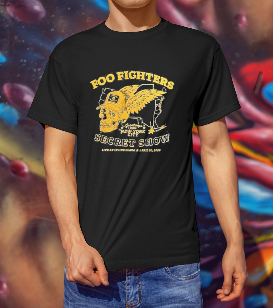 Foo Fighters Secret Show New York City Live At Irving Plaza April 30 2026 T-Shirt