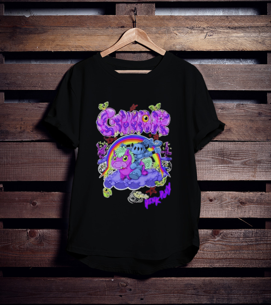 Gwar Pink Pony Club Rainbow Fantasy Adventure T-Shirt