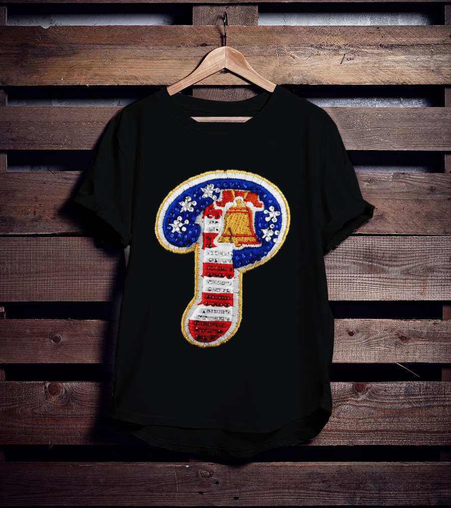 Philadelphia Bell Embroidered P American Flag Snapback Hat Kelly Oubre Jr T-Shirt