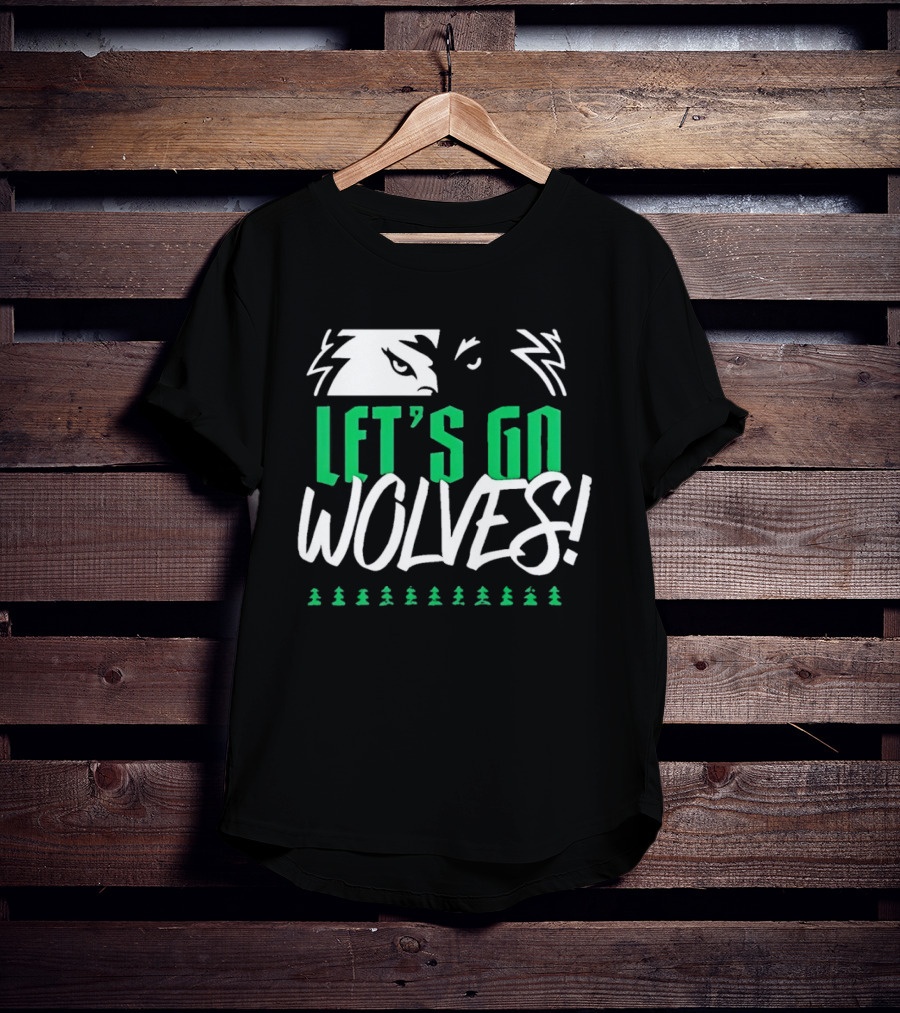 Let's Go Wolves Minnesota Timberwolves Basketball Team Excitement T-Shirt