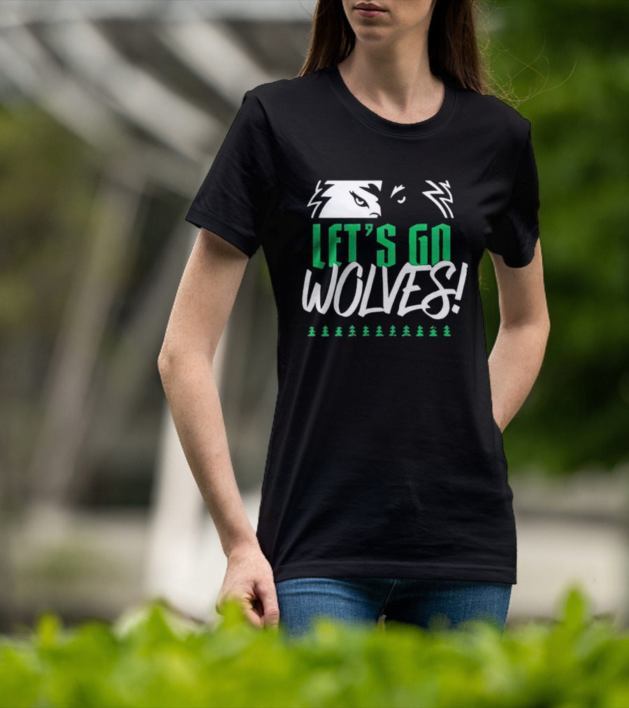 Let's Go Wolves Minnesota Timberwolves Basketball Team Excitement T-Shirt