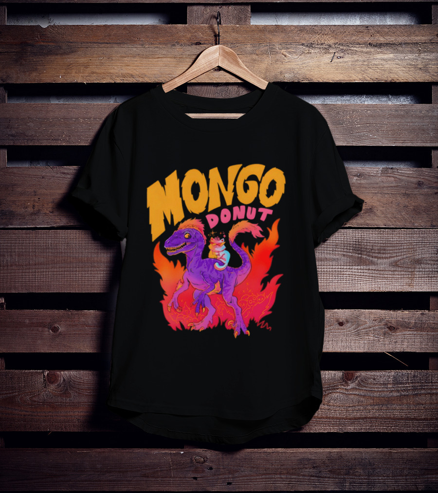 Mongo Donut Dungeon Crawler Carl Dinosaur T-Shirt