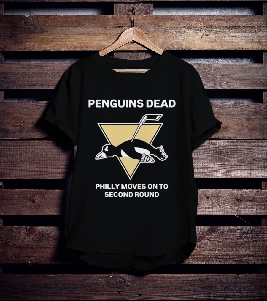 Philadelphia Flyers Penguins Dead Philly Moves On To Second Round T-Shirt