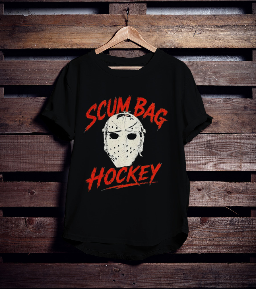 Philadelphia Flyers Scum Bag Hockey Mask T-Shirt