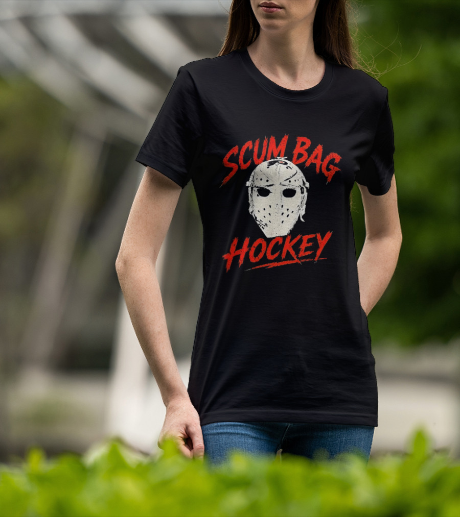 Philadelphia Flyers Scum Bag Hockey Mask T-Shirt