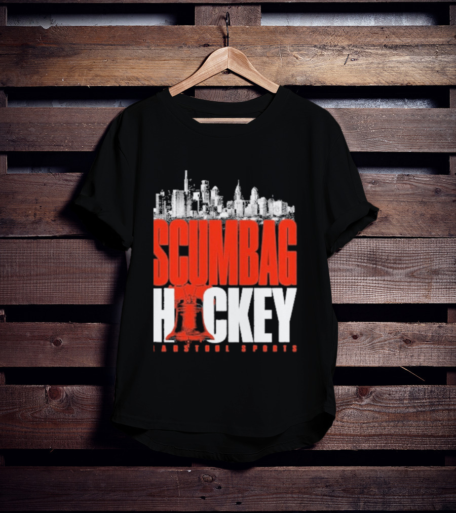 Barstool Sports Scumbag Hockey City Skyline T-Shirt