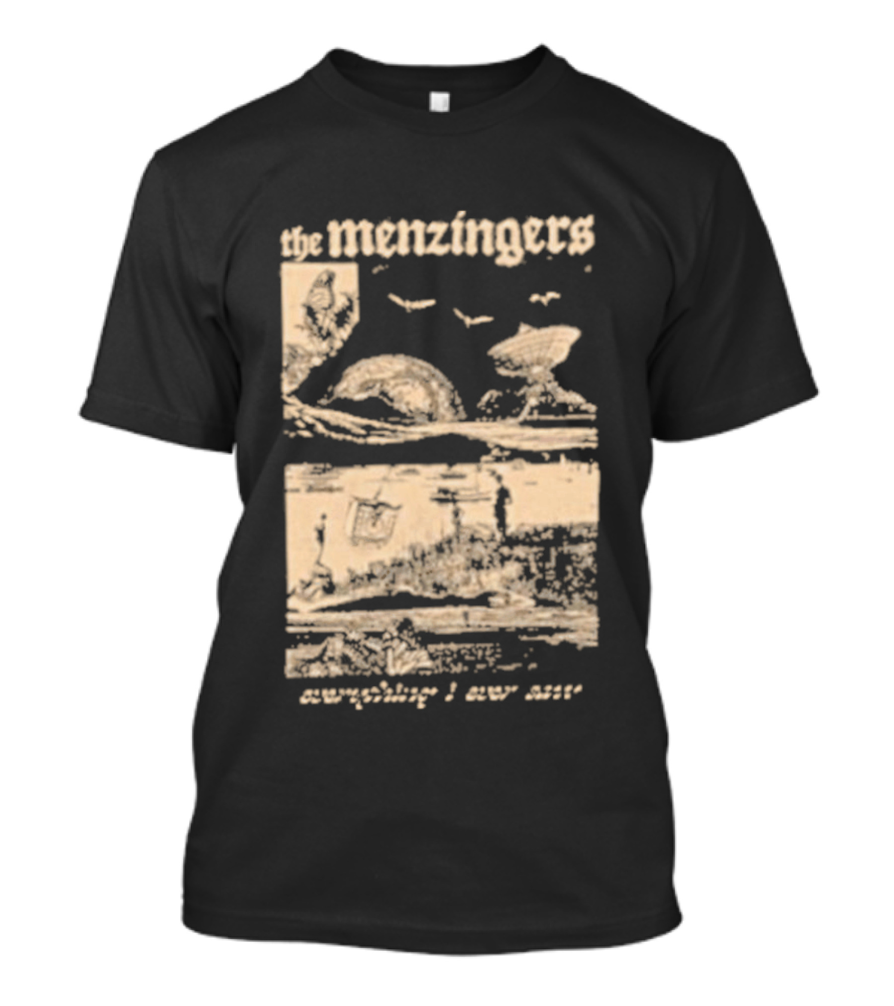 The Menzingers Landscape Metaphor Cities Wander Songs T-Shirt