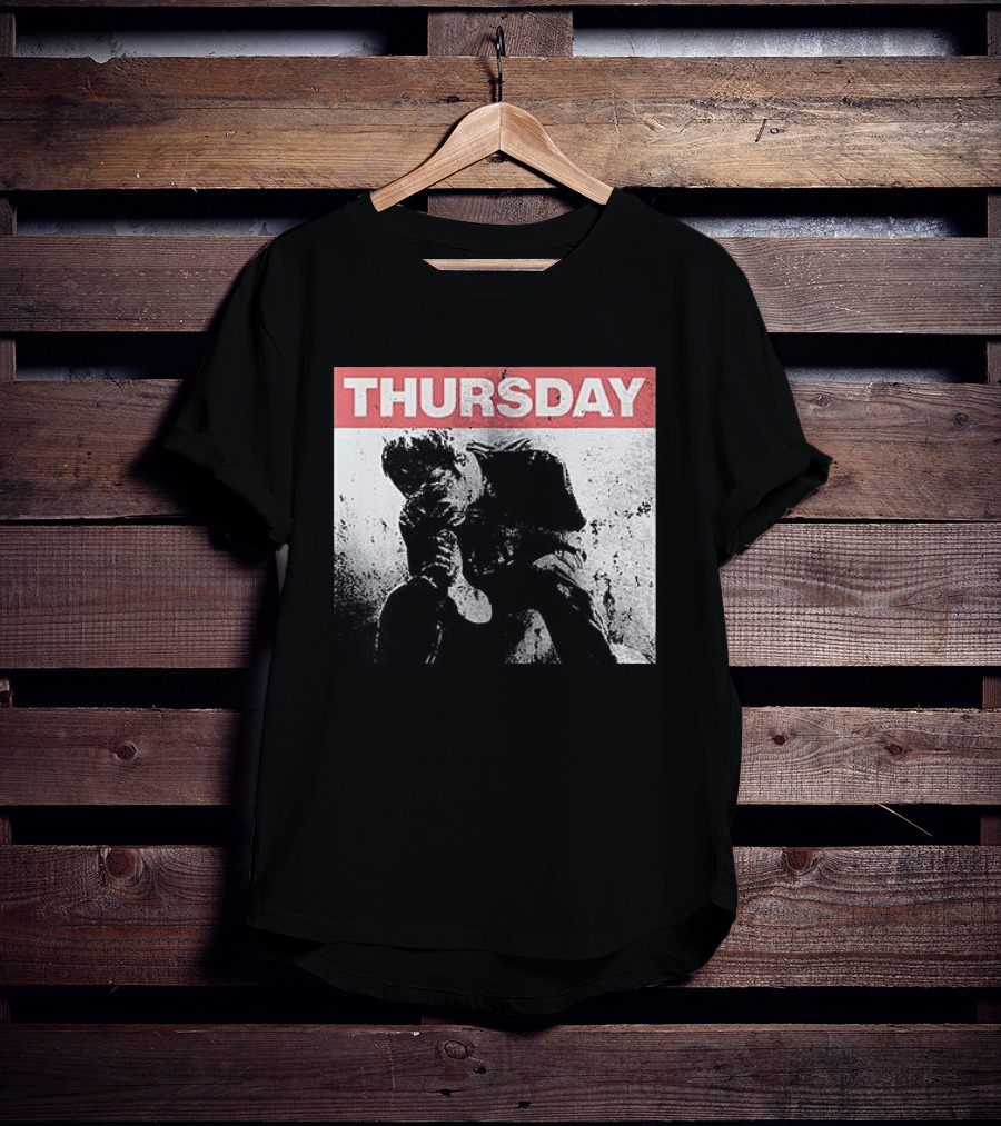Thursday Sitting Alone In The Dark Of The Stadium Grunge T-Shirt