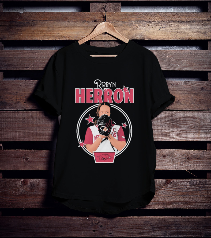 Arkansas Razorbacks Softball Robyn Herron T-Shirt