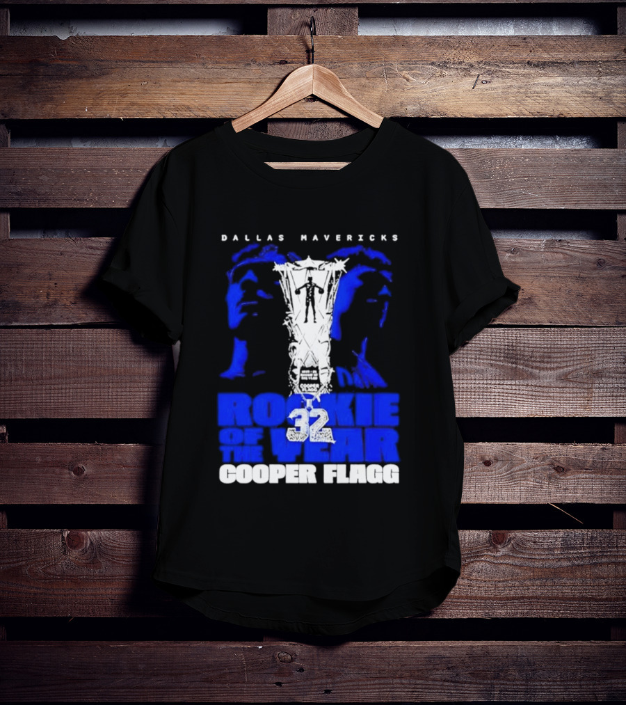 Dallas Mavericks Rookie Of The Year 2026 Cooper Flagg 32 T-Shirt