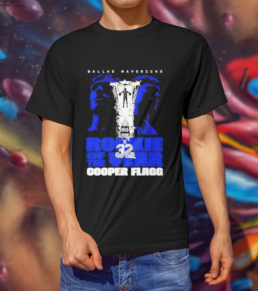 Dallas Mavericks Rookie Of The Year 2026 Cooper Flagg 32 T-Shirt
