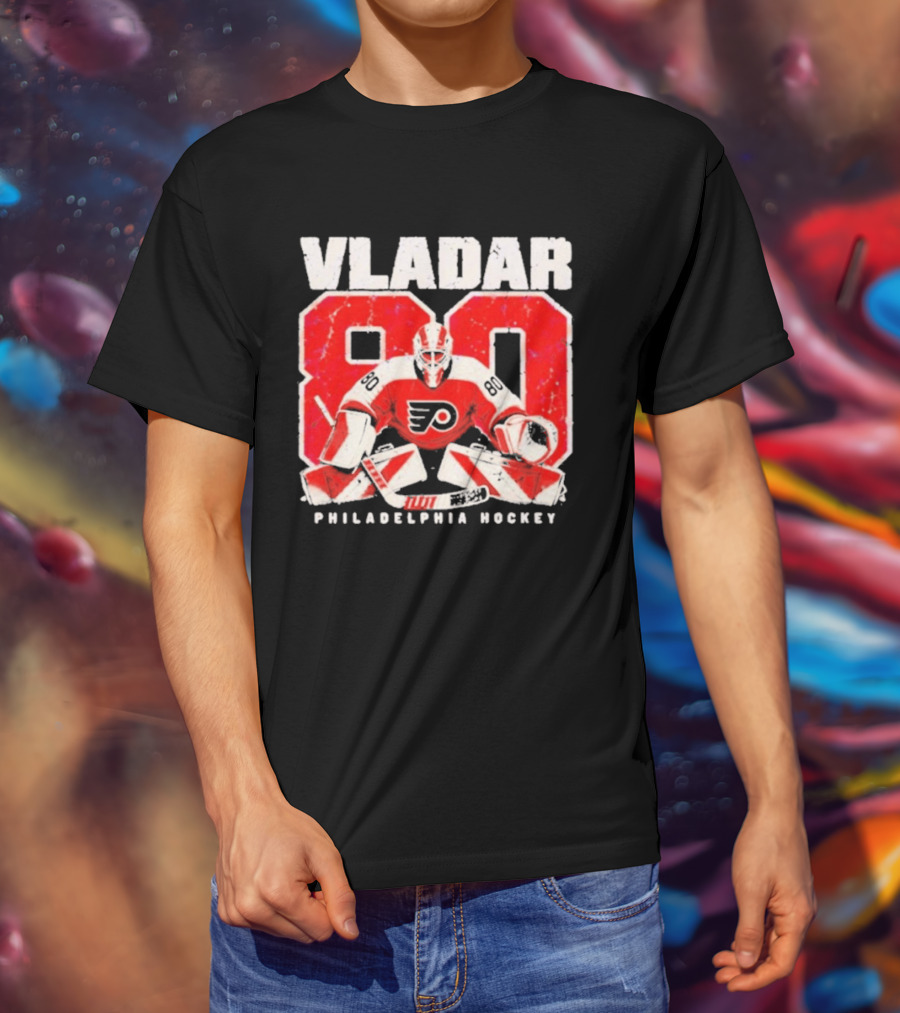 Vladar 80 Philadelphia Hockey T-Shirt