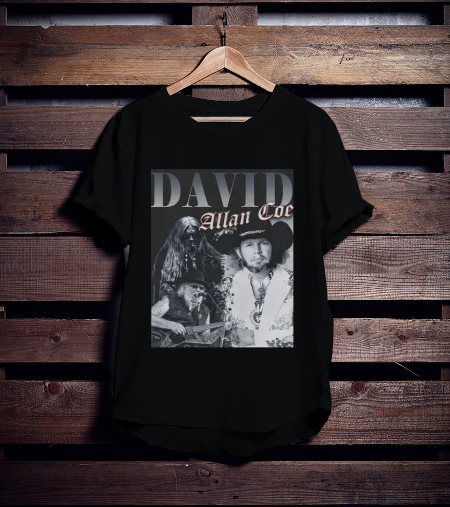 David Allan Coe Iconic Country Music Legend Images T-Shirt