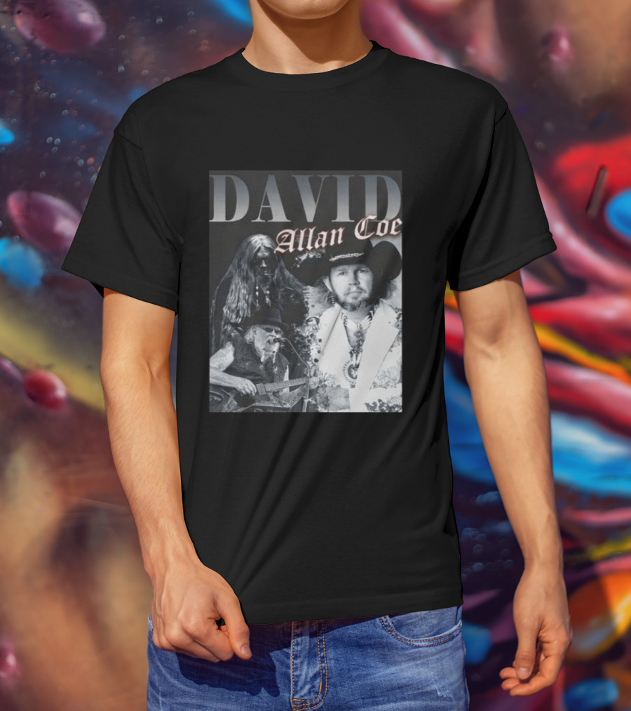 David Allan Coe Iconic Country Music Legend Images T-Shirt