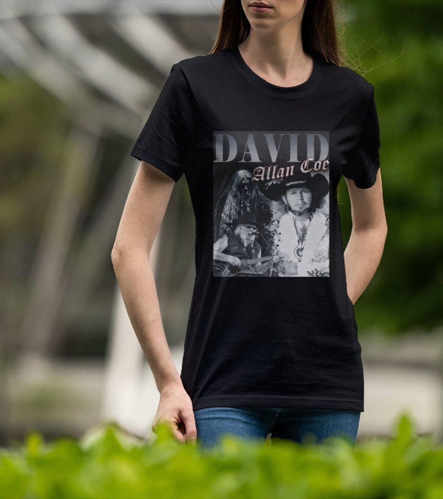 David Allan Coe Iconic Country Music Legend Images T-Shirt