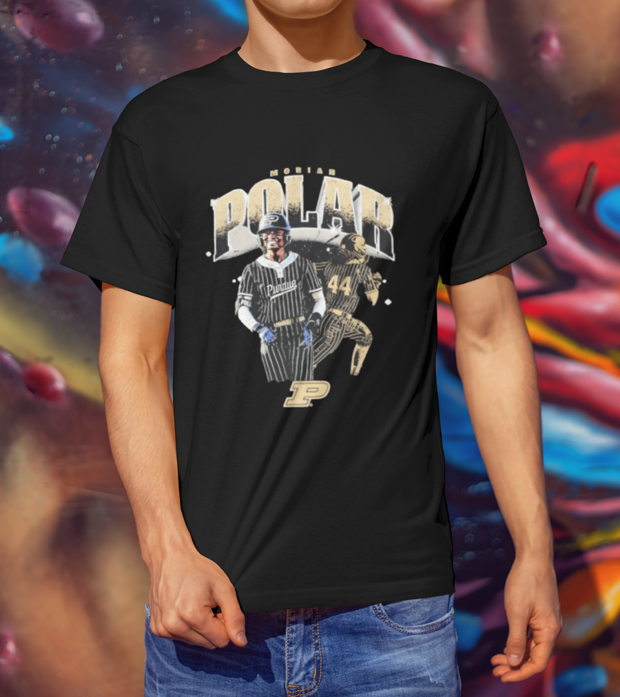 Moriah Polar Purdue Softball Player 44 Baseball Uniform T-Shirt
