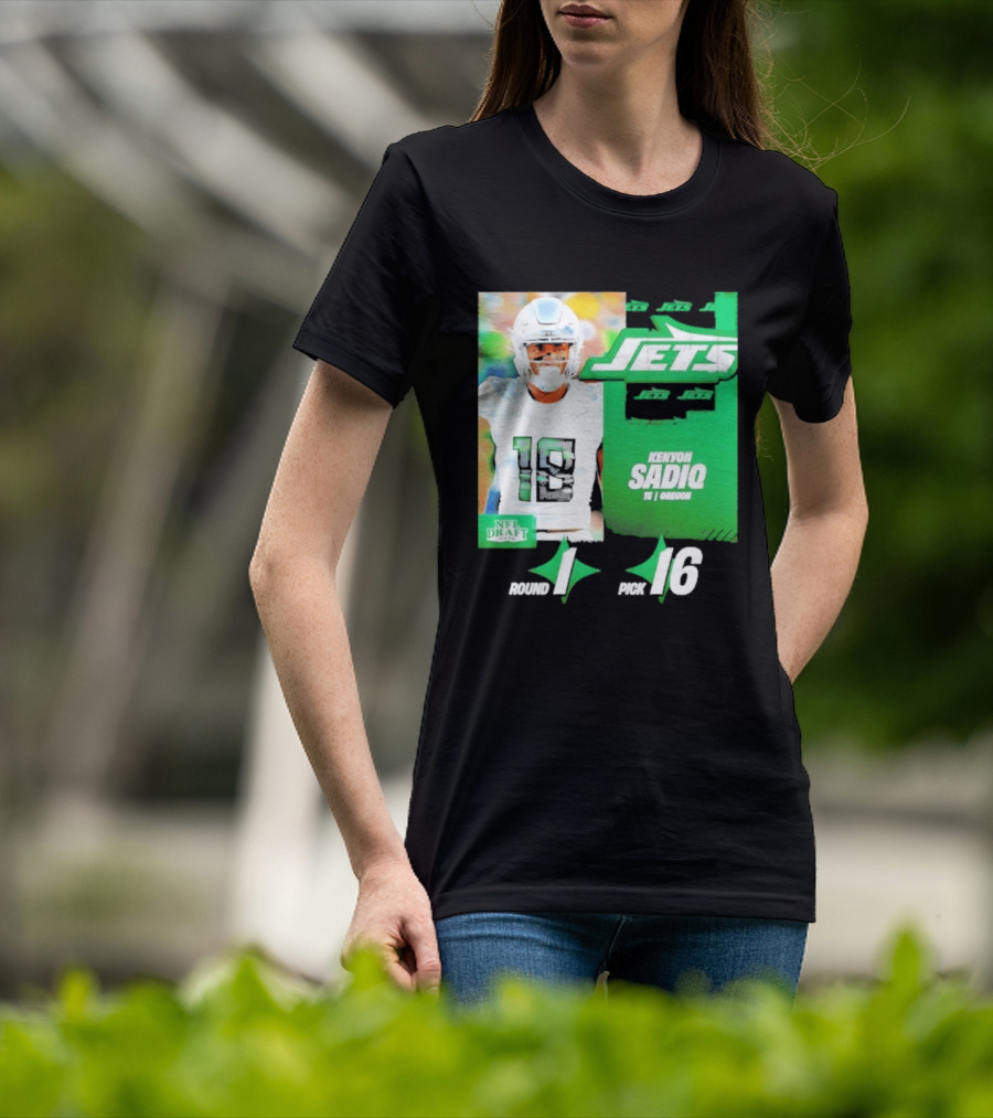 New York Jets Draft Kenyon Sadiq Pick 16 Round 1 2026 NFL Draft T-Shirt