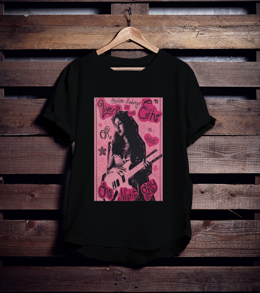 Olivia Rodrigo Live At The Echo April 24 2026 One Night Only T-Shirt