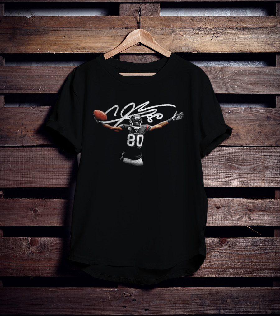 Houston Texans Andre Johnson AJ80 Football Celebration T-Shirt