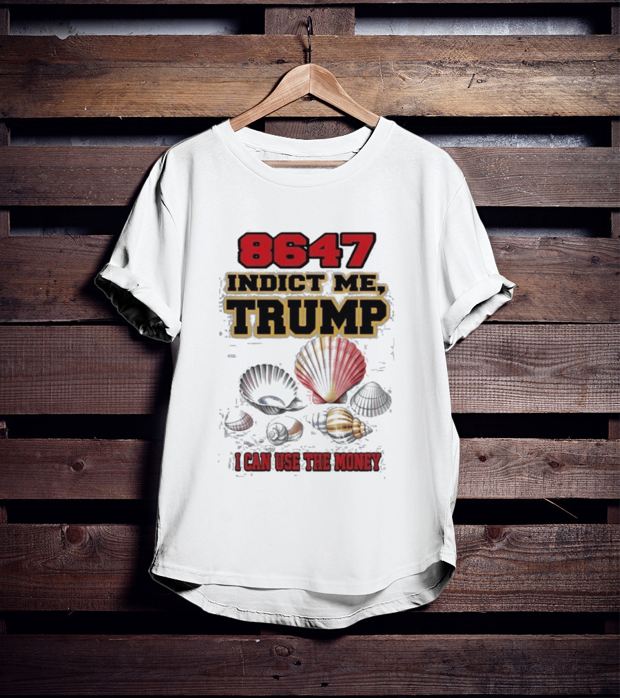 8647 Indict Me Trump I Can Use The Money Shells T-Shirt
