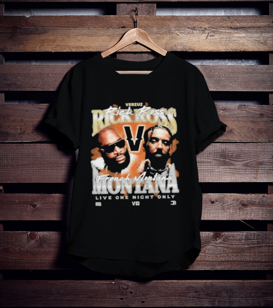 Rick Ross X French Montana Live One Night Only Verzuz Event Vibes T-Shirt