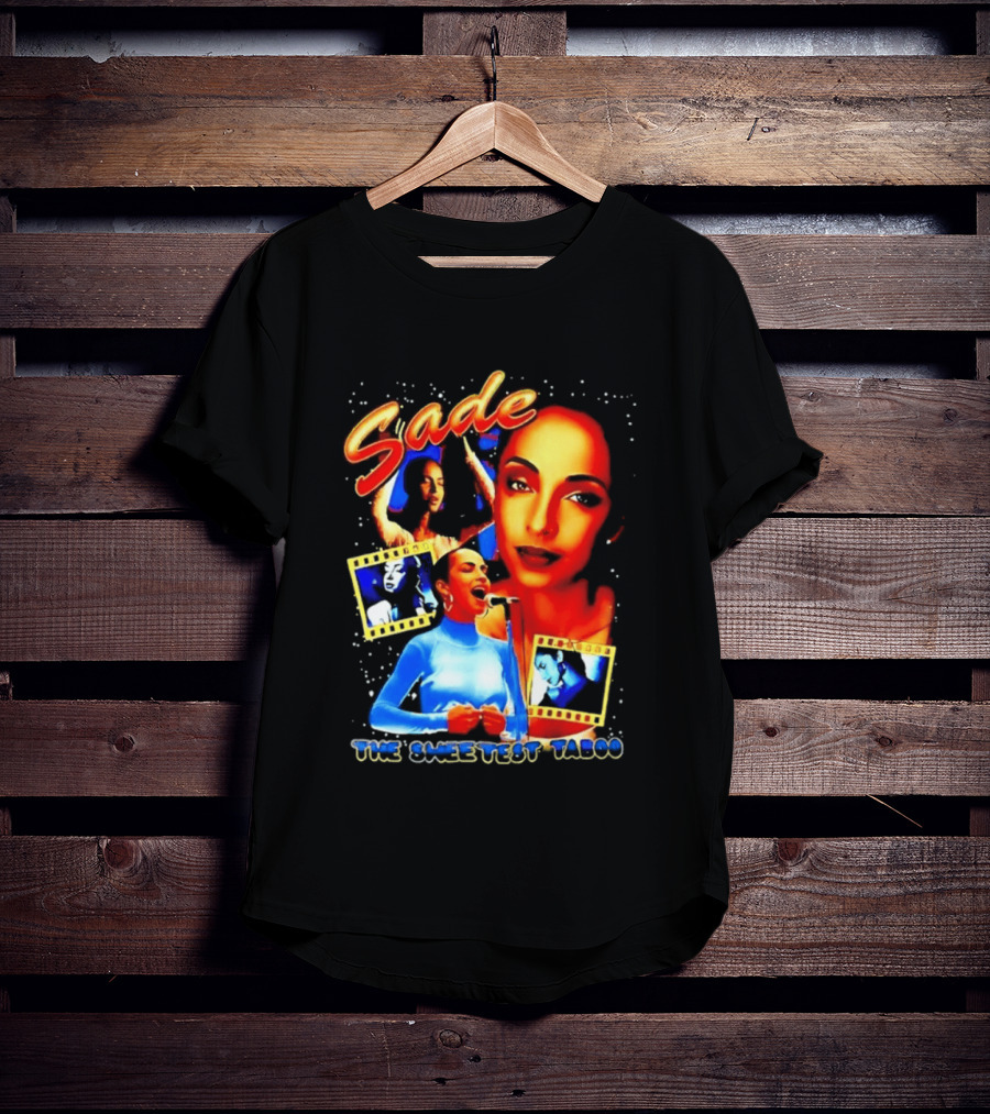 Sade The Sweetest Taboo Music Icon Montage T-Shirt