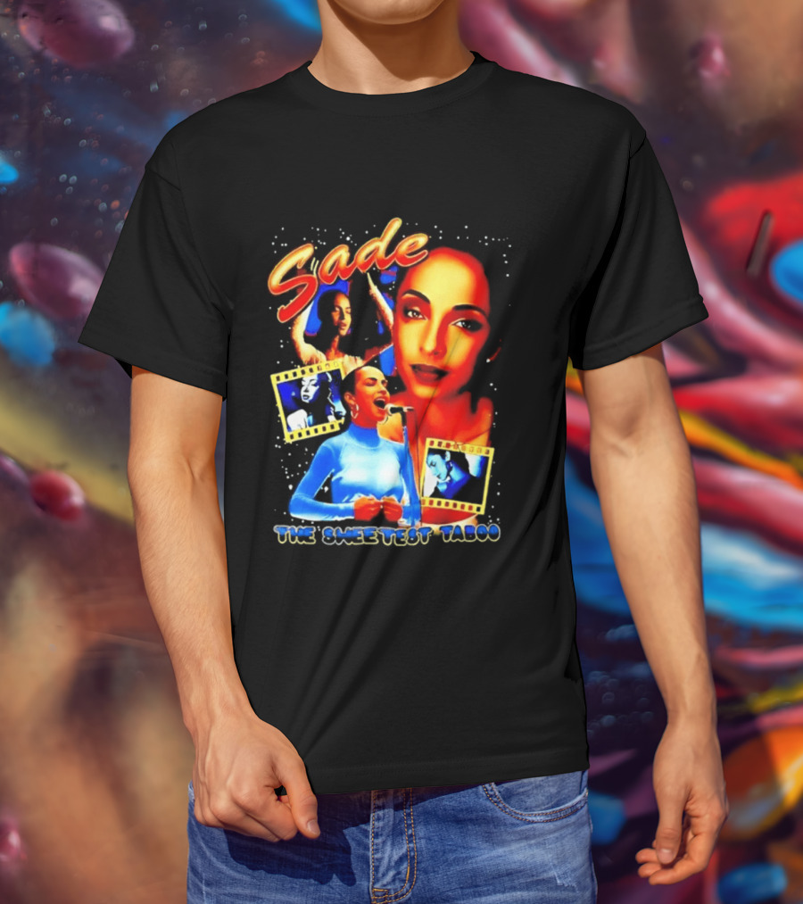 Sade The Sweetest Taboo Music Icon Montage T-Shirt