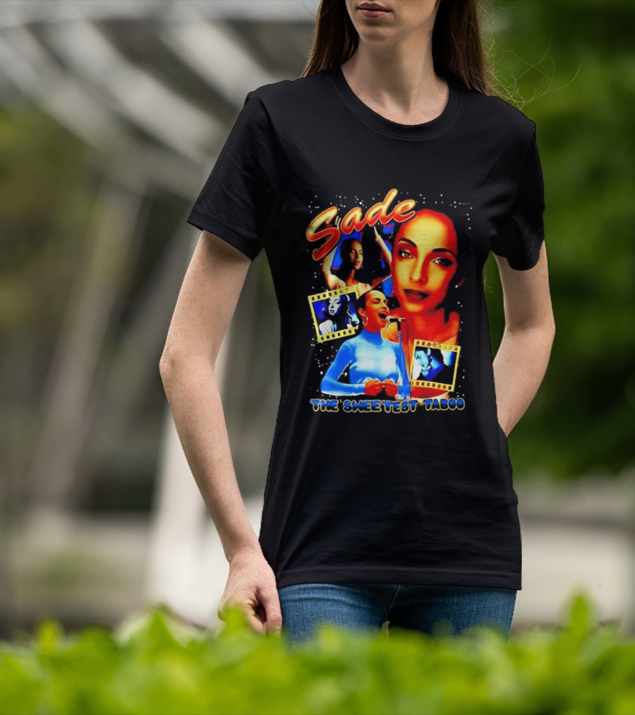 Sade The Sweetest Taboo Music Icon Montage T-Shirt