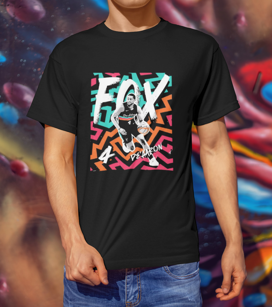 San Antonio Spurs Keldon Johnson Fox 4 De'aaron 2026 T-Shirt