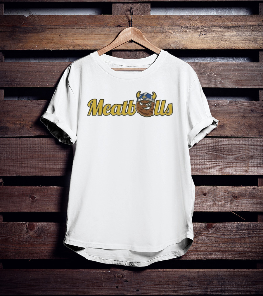 KC Cougars Swedish Meatballs Viking Helmet T-Shirt