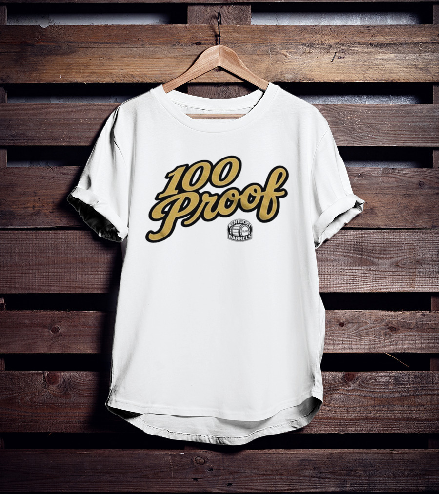 100 Proof Kentucky Barrels Football T-Shirt