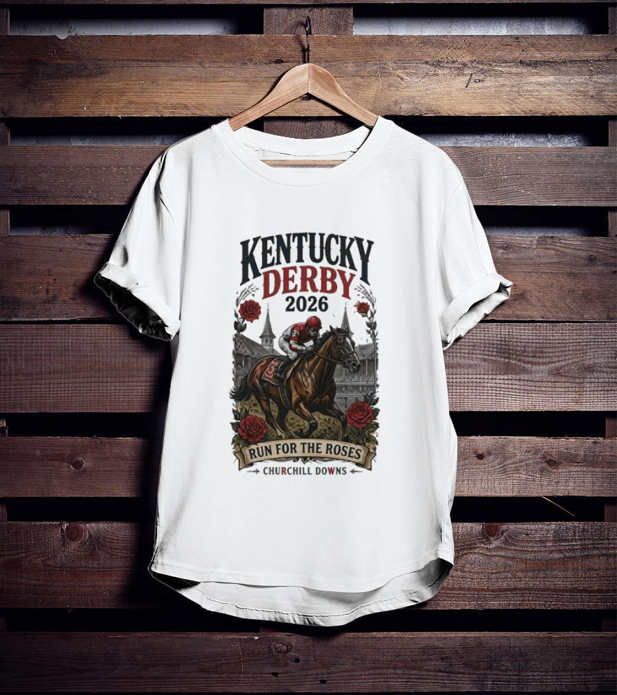Kentucky Derby 2026 Run For The Roses Churchill Downs T-Shirt