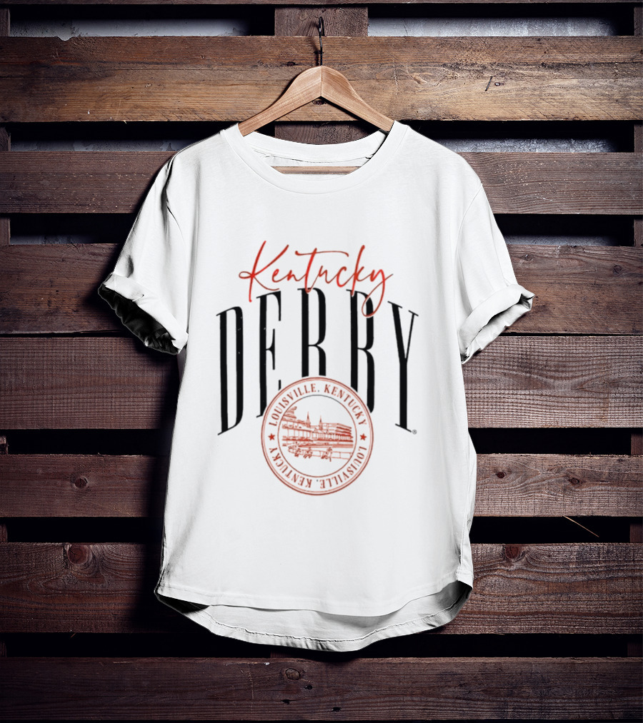 Kentucky Derby Louisville Hall Of Fame Gameday Social Oatmeal Cropped T-Shirt