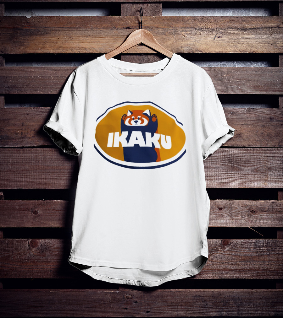 Graniph Ikaku Cartoon Red Panda T-Shirt