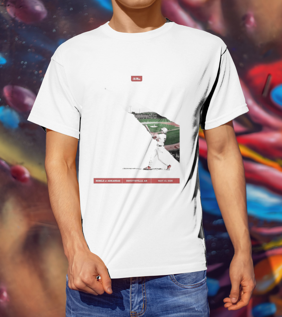 Ole Miss Baseball Swayze Field May 1 3 2026 Fayetteville AR Perfect Timing T-Shirt