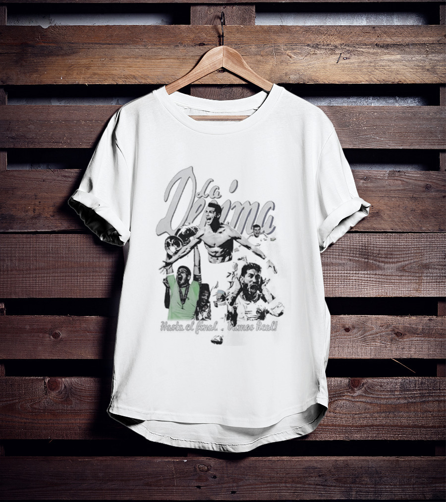 Vynacy Real Madrid La Decima Campeones De Europa Celebration Trophy Victory T-Shirt