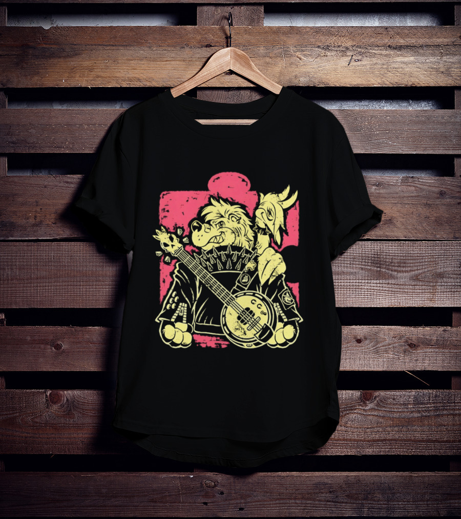 Banjo Kazooie Bluegrass Punk Energy Banjo Bear And Bird T-Shirt