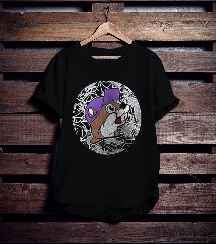 Buc Ee's Halloween Purple Hat T-Shirt