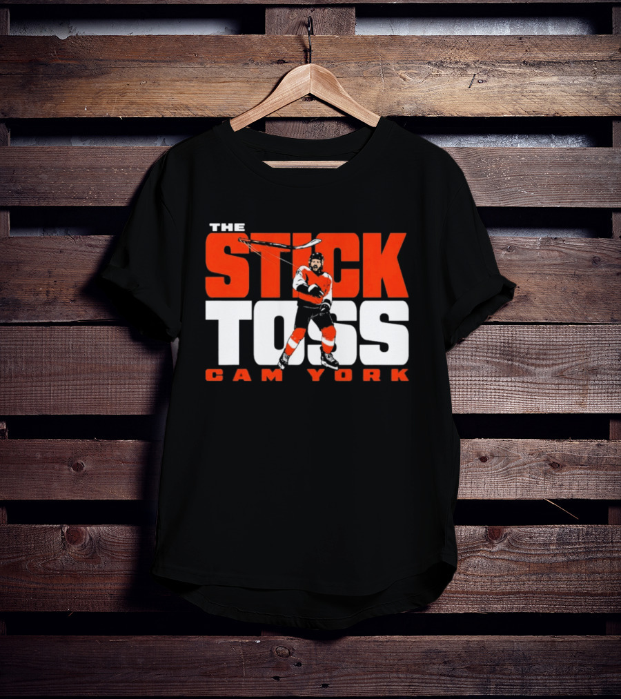 Cam York The Stick Toss Philadelphia Flyers Hockey NHL 2026 T-Shirt
