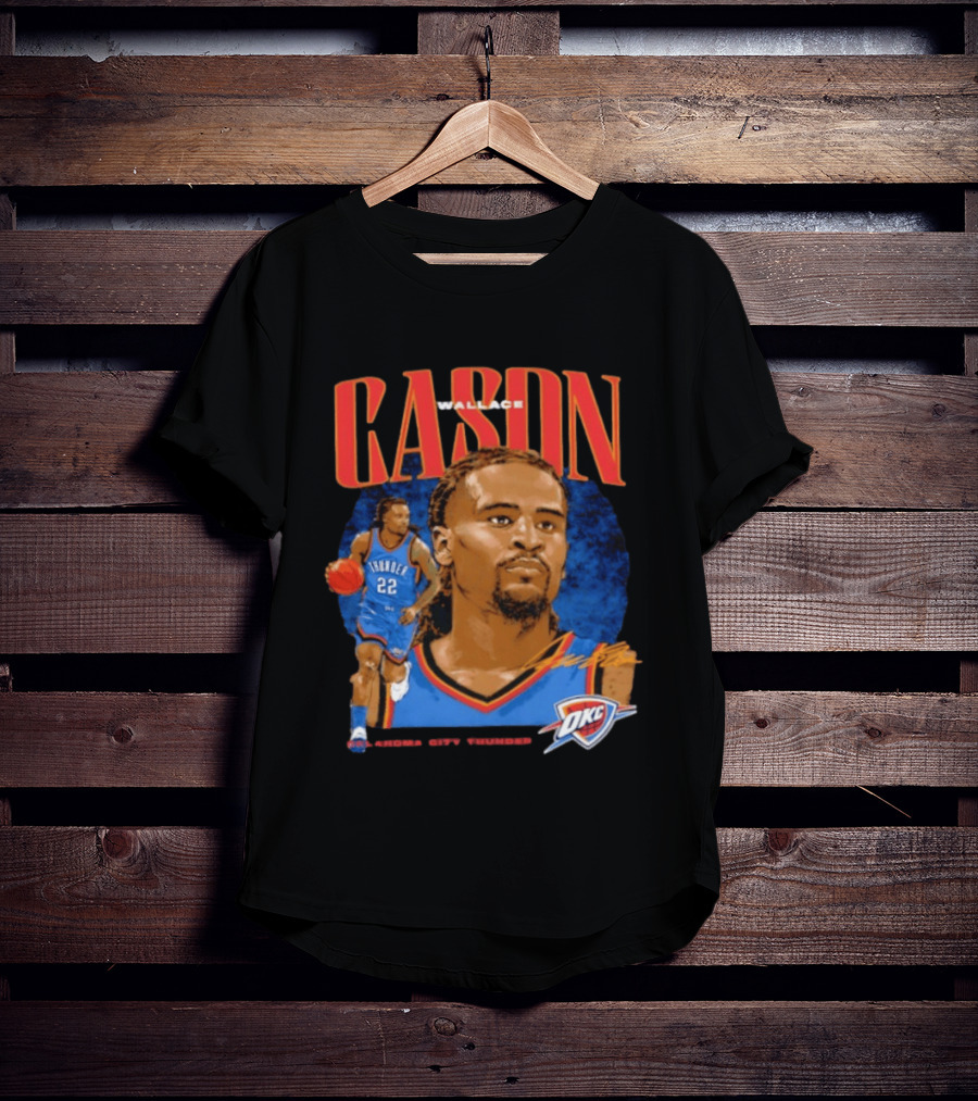 Cason Wallace Oklahoma City Thunder OKC Basketball Player 22 T-Shirt